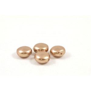 Swarovski perle ronde plat (5860) 10mm bronze 